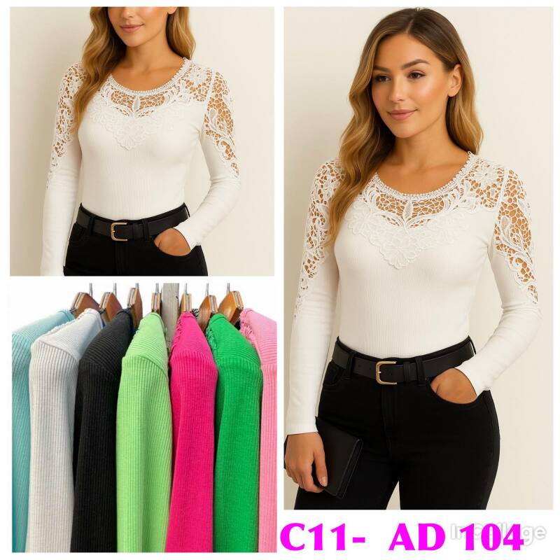 Bluzki damskie Roz S/M-L/XL, Mix Kolor .Paczka 10 szt